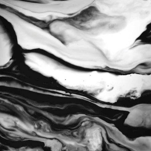 Black and White Marble Ink Dell Alienware Skin