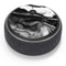 Black and White Marble Ink Amazon Echo Dot Skin