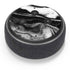 Black and White Marble Ink Amazon Echo Dot Skin