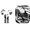 Black and White Marble Ink Apple AirPods 2 Skin