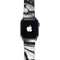 Black and White Marble Ink Apple Watch Band 42-44mm