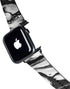 Black and White Marble Ink Apple Watch Band 42-44mm