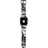 Black and White Marble Ink Apple Watch Band 38-40mm