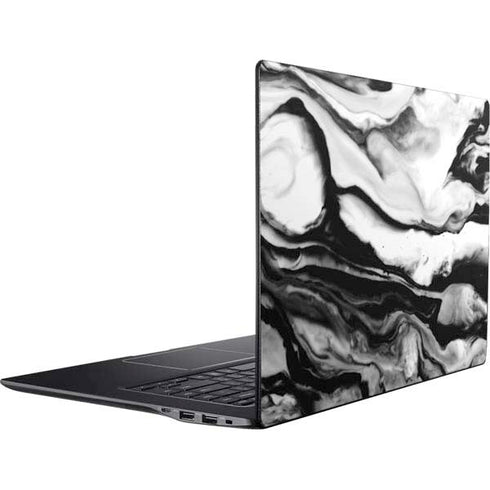 Black and White Marble Ink Ativ Book 9 (15.6in 2014) Skin