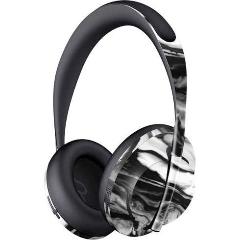 Black and White Marble Ink Bose Noise Cancelling Headphones 700 Skin