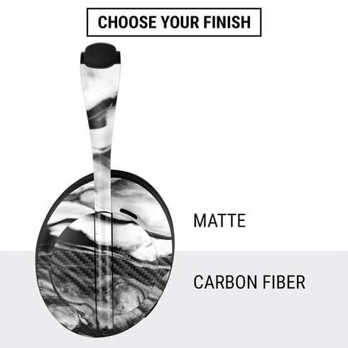 Black and White Marble Ink Bose Noise Cancelling Headphones 700 Skin