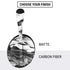 Black and White Marble Ink Bose Noise Cancelling Headphones 700 Skin