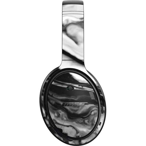 Black and White Marble Ink Bose QuietComfort 35 II Headphones Skin