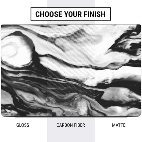 Black and White Marble Ink Dell Vostro Skin