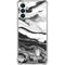 Black and White Marble Ink Galaxy A13 5G Clear Case