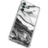 Black and White Marble Ink Galaxy A13 5G Clear Case