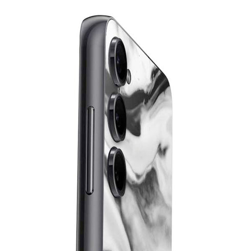 Black and White Marble Ink Galaxy A14 5G Skin