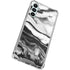 Black and White Marble Ink Galaxy A15 5G Clear Case