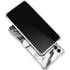 Black and White Marble Ink Galaxy A15 5G Clear Case