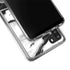 Black and White Marble Ink Galaxy A21 Clear Case
