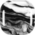 Black and White Marble Ink Galaxy Buds Live Skin