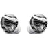 Black and White Marble Ink Galaxy Buds Plus Skin