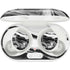 Black and White Marble Ink Galaxy Buds Plus Skin
