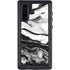 Black and White Marble Ink Galaxy Note 10 Waterproof Case