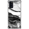 Black and White Marble Ink Galaxy Note20 5G Clear Case
