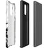 Black and White Marble Ink Galaxy Note20 5G Pro Case