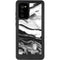 Black and White Marble Ink Galaxy Note20 5G Waterproof Case