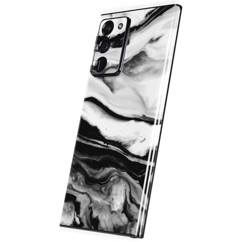 Black and White Marble Ink Galaxy Note20 Ultra 5G Skin