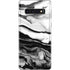 Black and White Marble Ink Galaxy S10 Skin