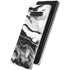 Black and White Marble Ink Galaxy S10 Skin
