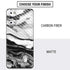 Black and White Marble Ink Galaxy S20 Skin