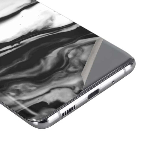 Black and White Marble Ink Galaxy S20 Ultra 5G Skin