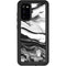 Black and White Marble Ink Galaxy S20 Waterproof Case