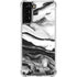 Black and White Marble Ink Galaxy S21 Plus 5G Clear Case