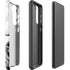 Black and White Marble Ink Galaxy S21 Plus 5G Pro Case