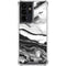 Black and White Marble Ink Galaxy S21 Ultra 5G Clear Case