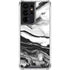 Black and White Marble Ink Galaxy S21 Ultra 5G Clear Case
