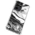 Black and White Marble Ink Galaxy S21 Ultra 5G Clear Case