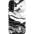 Black and White Marble Ink Galaxy S22 Plus Pro Case