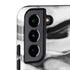 Black and White Marble Ink Galaxy S22 Plus Pro Case