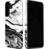 Black and White Marble Ink Galaxy S22 Plus Pro Case