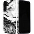 Black and White Marble Ink Galaxy S22 Pro Case