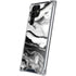 Black and White Marble Ink Galaxy S22 Ultra Clear Case