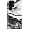 Black and White Marble Ink Galaxy S22 Ultra Pro Case