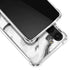 Black and White Marble Ink Galaxy S23 Clear Case