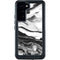Black and White Marble Ink Galaxy S23 Plus Waterproof Case