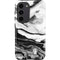 Black and White Marble Ink Galaxy S23 Pro Case
