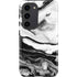 Black and White Marble Ink Galaxy S23 Pro Case