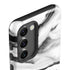 Black and White Marble Ink Galaxy S23 Pro Case