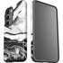 Black and White Marble Ink Galaxy S23 Pro Case