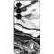 Black and White Marble Ink Galaxy S23 Skin